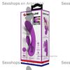  Vibrador con carga usb para estimulacion de punto g y clitoris